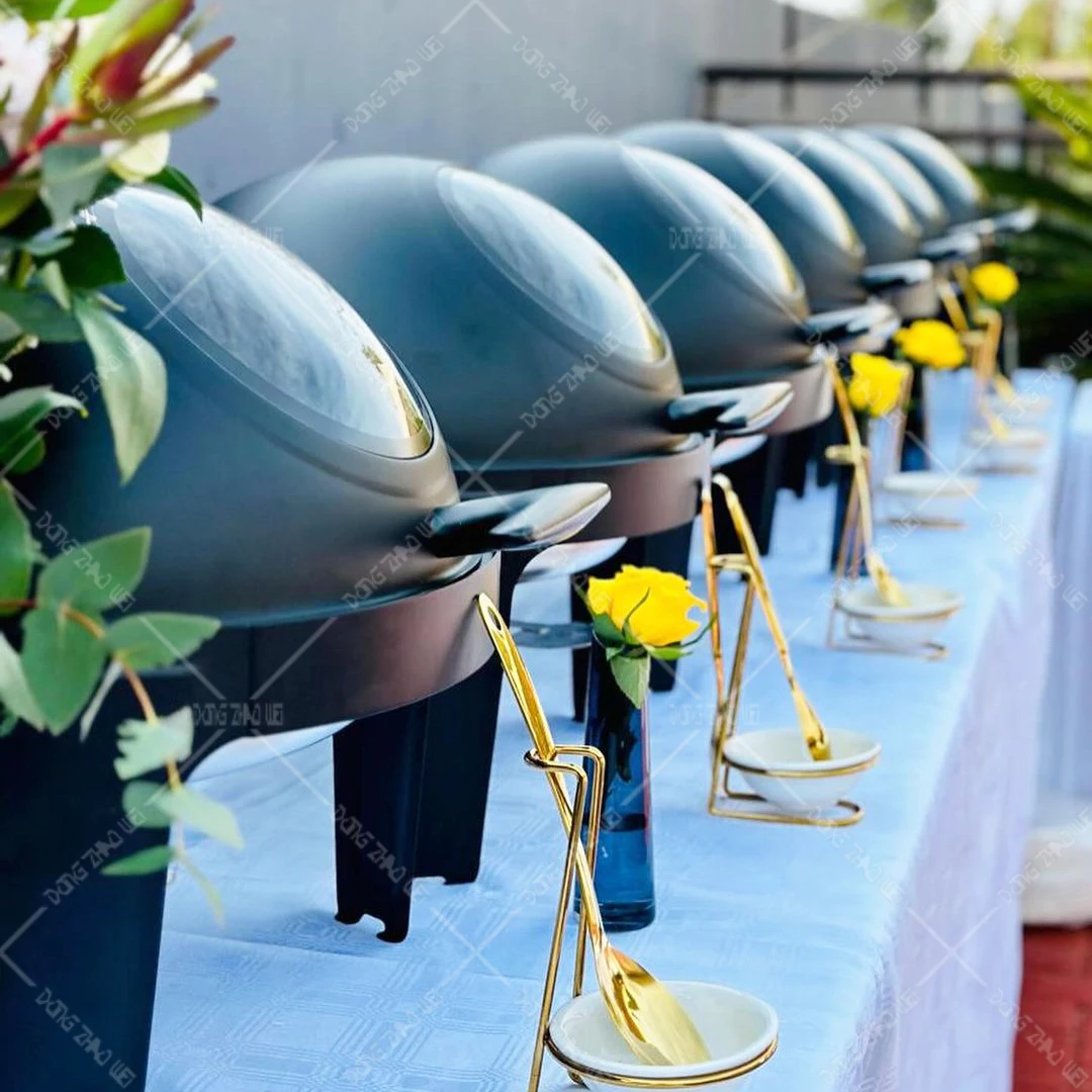 *Hotel Restaurant Supplies Roll Top Window Cover Buffet Set Black Round Hydraulic Chaffing Dish Liter Chafing Dish for Catering
*Hotel Restaurant Supplies Roll Top Window Cover Buffet Set Black Round Hydraulic Chaffing Dish Liter Chafing Dish for Catering