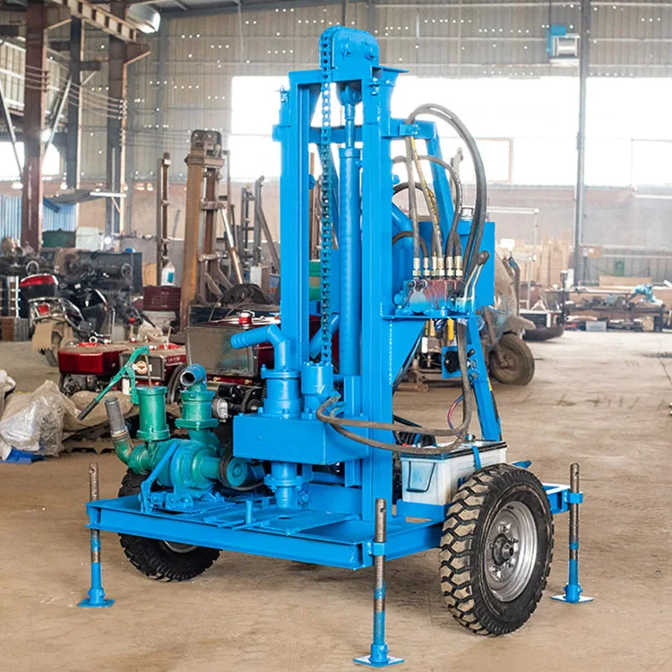 Customized Mini Mobile Compressor Portable Hydraulic Diesel Bore Water Well Drilling Machine 100M 150M 200M Depth
Customized Mini Mobile Compressor Portable Hydraulic Diesel Bore Water Well Drilling Machine 100M 150M 200M Depth