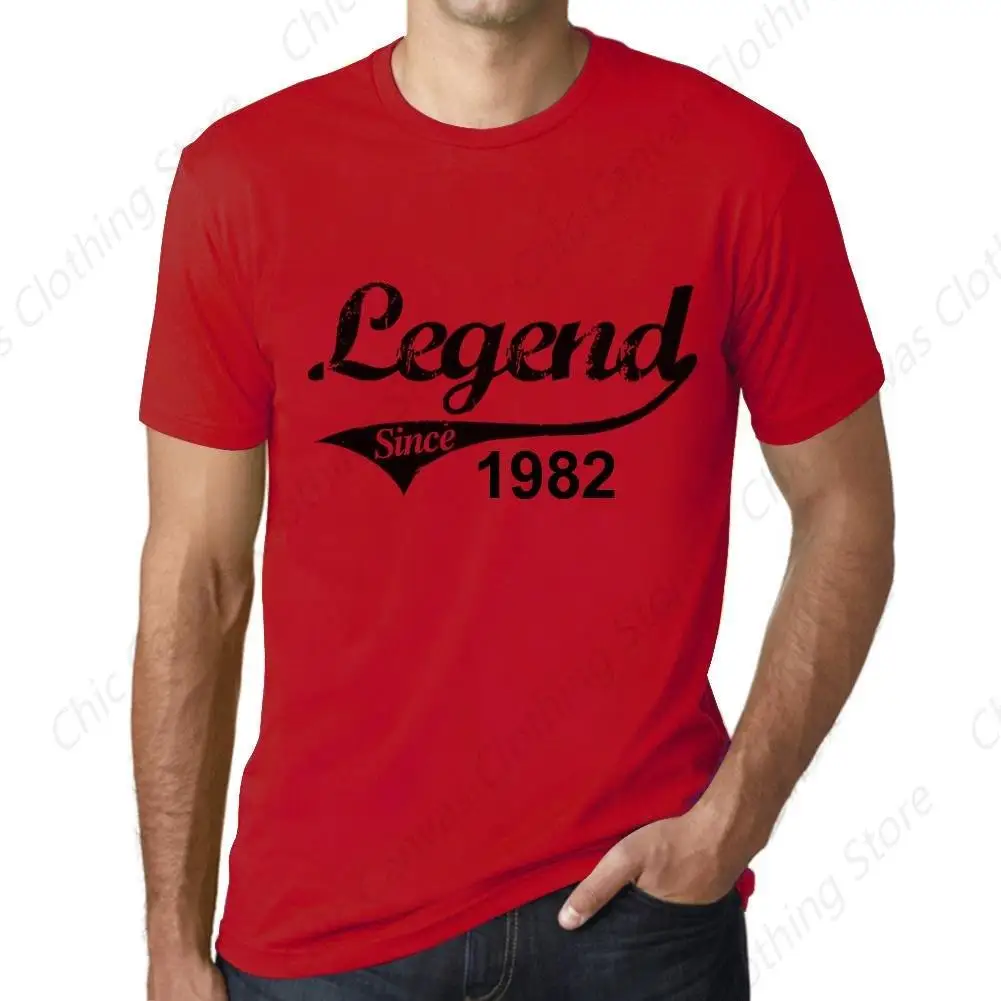 Men's Pattern T-shirt 43nd Birthday Anniversary 1982 43nd Birthday Gift Retro Classic Short Sleeve Novelty T-shirt Red Black
Men's Pattern T-shirt 43nd Birthday Anniversary 1982 43nd Birthday Gift Retro Classic Short Sleeve Novelty T-shirt Red Black