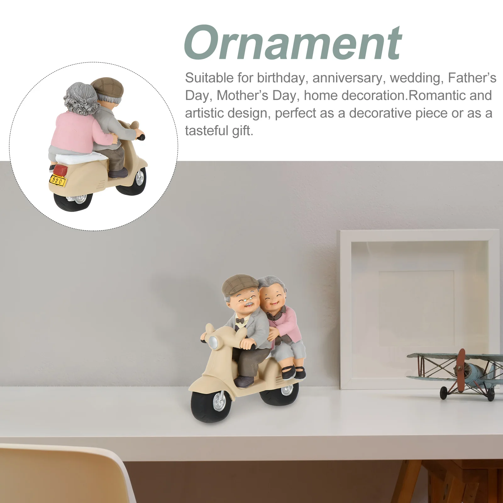 1Pcs Elderly Couple Resin Ornament Romantic Grandparent Statue Tabletop Adornment Love Couple Home Decor Grandparent Ornament
1Pcs Elderly Couple Resin Ornament Romantic Grandparent Statue Tabletop Adornment Love Couple Home Decor Grandparent Ornament