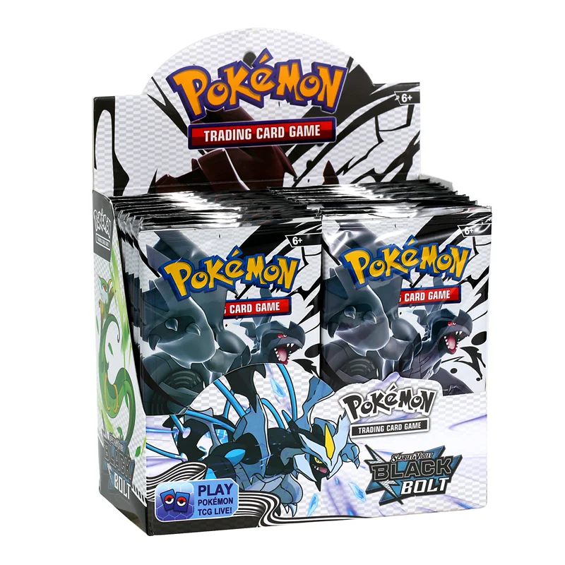 360Pcs New Pokemon Card Black Bolt White Flare Prismatic Evolutions Scarlet Violet 151 English Booster Battle Transaction Card
360Pcs New Pokemon Card Black Bolt White Flare Prismatic Evolutions Scarlet Violet 151 English Booster Battle Transaction Card