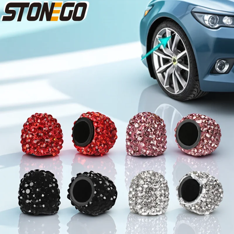 2Pcs Soft Clay Rhinestone Car Tire Valve Caps Crystal Diamond Dustproof Exterior Decor Accessories
2Pcs Soft Clay Rhinestone Car Tire Valve Caps Crystal Diamond Dustproof Exterior Decor Accessories