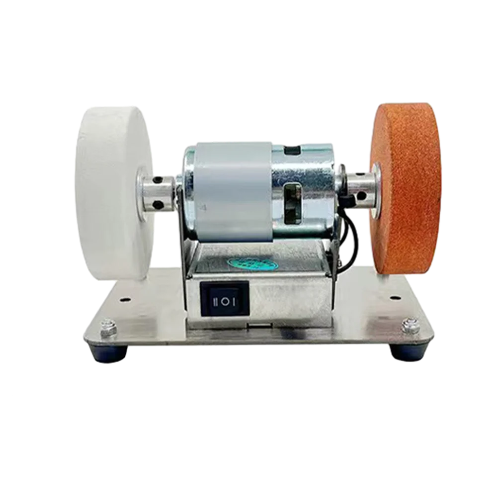 100W Desktop Small Grinding Machine 7-gear Adjustable Double Grinding Wheel Polishing Drilling Mechine
100W Desktop Small Grinding Machine 7-gear Adjustable Double Grinding Wheel Polishing Drilling Mechine