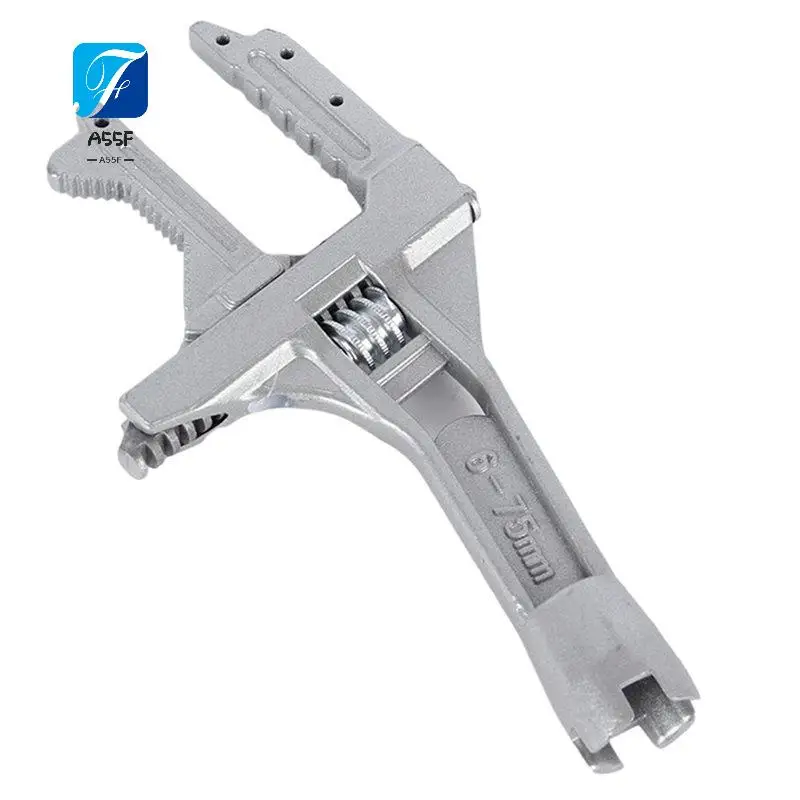 A55F-Universal Multifunctional Wrench For Water Pipe And Bathroom Repairs, Large Open End Design
A55F-Universal Multifunctional Wrench For Water Pipe And Bathroom Repairs, Large Open End Design