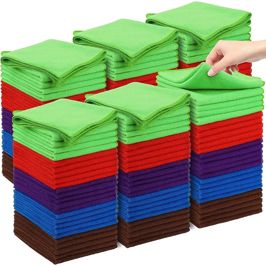 150 Pack 12x12 Ultra Soft and LintFree Microfiber Cleaning Cloths for Kitchen Car Glass Window and Home Use Reusable High Absor
150 Pack 12x12 Ultra Soft and LintFree Microfiber Cleaning Cloths for Kitchen Car Glass Window and Home Use Reusable High Absor