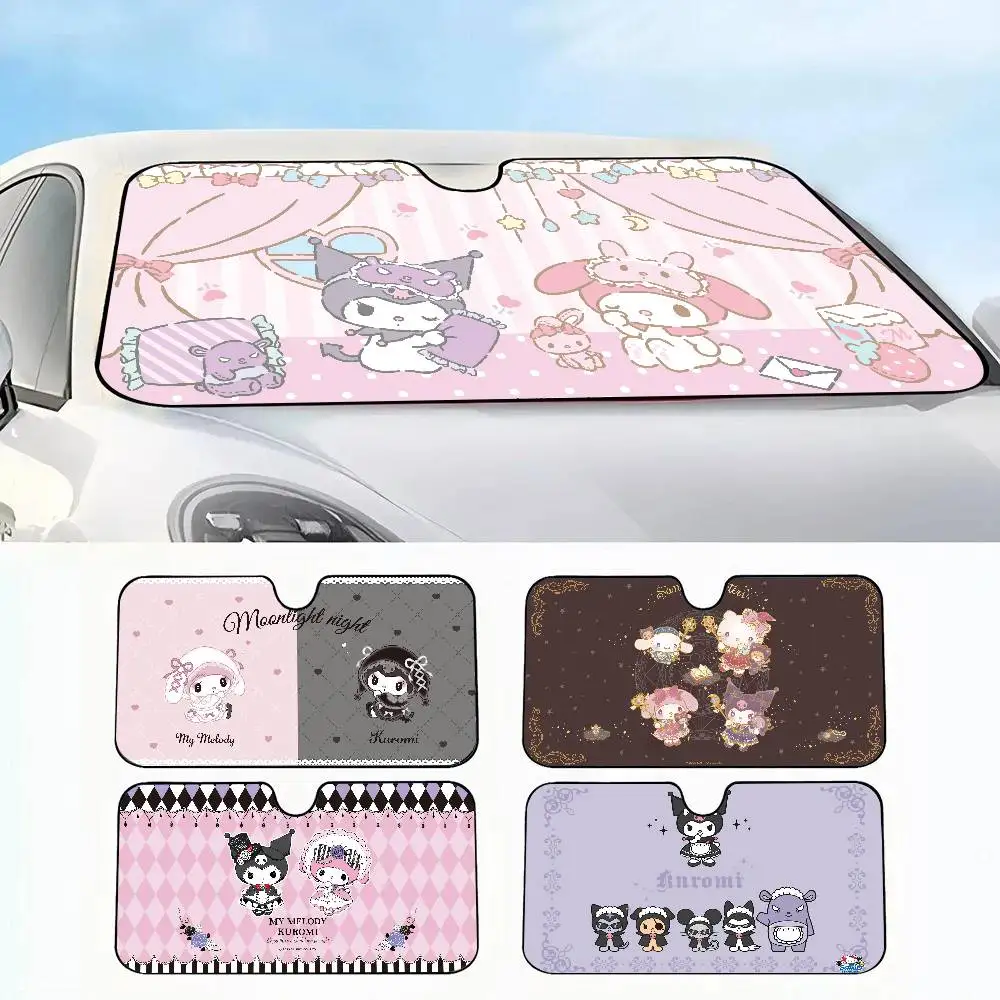 MINISO Sanrio Kuromi Car SunShade Windshield Sun Shade Personalized Picture Block UV Rays Visor Protector
MINISO Sanrio Kuromi Car SunShade Windshield Sun Shade Personalized Picture Block UV Rays Visor Protector