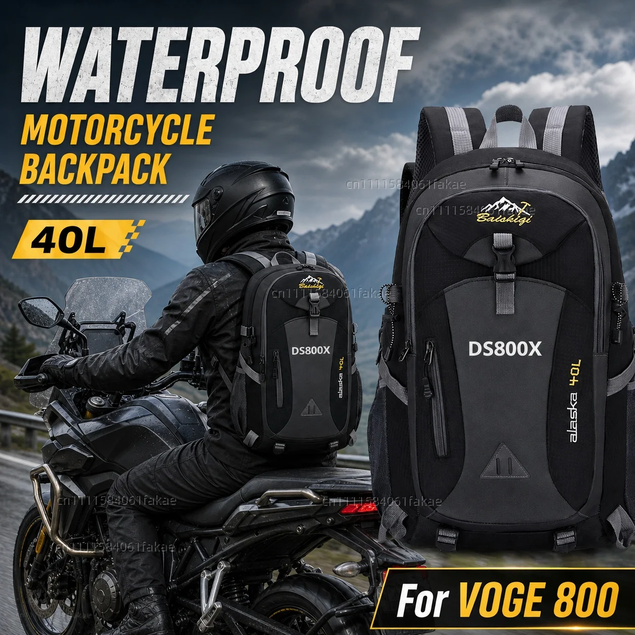 For VOGE 800 RALLY DSX 800 DSX800 Motorcycle Backpack 40L Waterproof Travel Backpack Outdoor Hiking Camping Daypack Lightweight
For VOGE 800 RALLY DSX 800 DSX800 Motorcycle Backpack 40L Waterproof Travel Backpack Outdoor Hiking Camping Daypack Lightweight