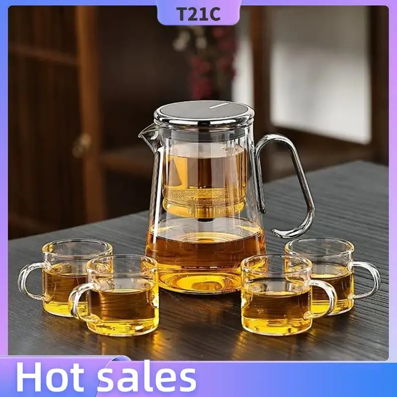 T21C 700Ml Magnetic Glass Tea Maker Pot With Infuser - Kettle Teapot For Easy Tea Filtration, Water Separation Technology
T21C 700Ml Magnetic Glass Tea Maker Pot With Infuser - Kettle Teapot For Easy Tea Filtration, Water Separation Technology