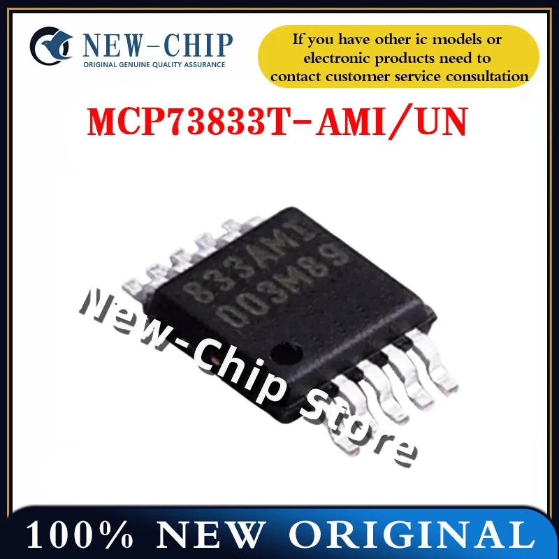 2-50 шт./лот MCP73833T-AMI/UN 833AMI MSOP-10 Новый оригинал
2-50 шт./лот MCP73833T-AMI/UN 833AMI MSOP-10 Новый оригинал