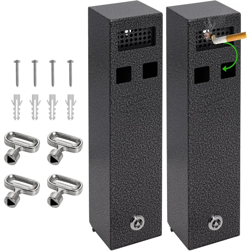 Настенное крепление для пепельницы на открытом воздухе, коммерческие контейнеры для курения (2 шт. в упаковке), черный контейнер для консервных банок для сада, офиса, ресторана
Настенное крепление для пепельницы на открытом воздухе, коммерческие контейнеры для курения (2 шт. в упаковке), черный контейнер для консервных банок для сада, офиса, ресторана