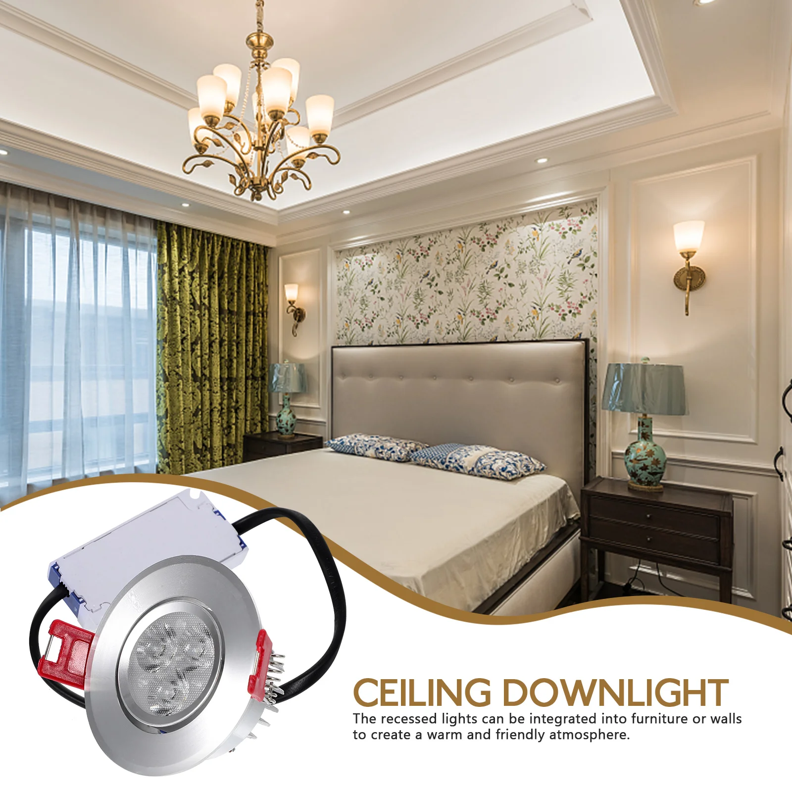 3W Led Built-In 3 Led Bulbs Super Bright Adjustable For Home Office Cafe Hotel Ceiling Recessed Lighting Spot Lamp
3W Led Built-In 3 Led Bulbs Super Bright Adjustable For Home Office Cafe Hotel Ceiling Recessed Lighting Spot Lamp