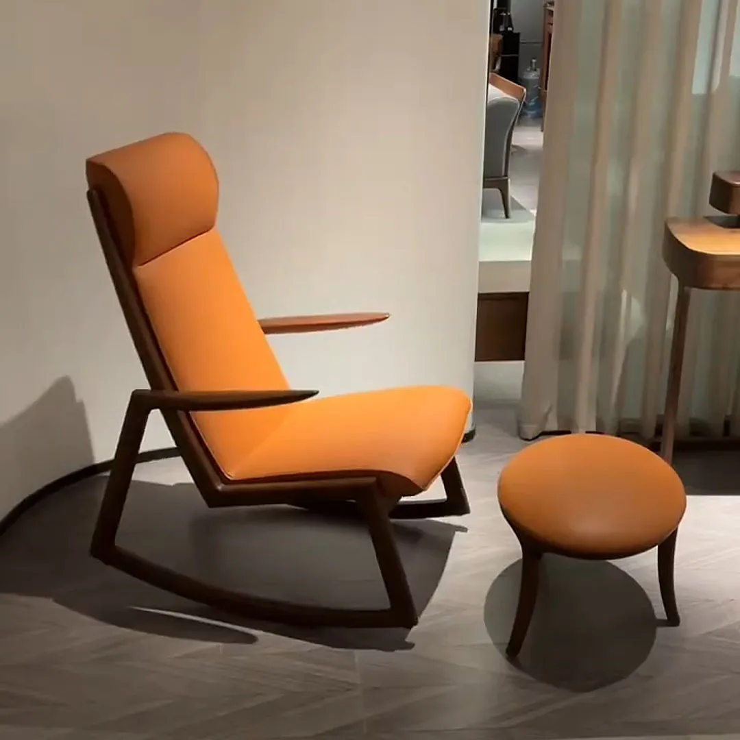 Новое кресло-качалка в китайском стиле из североамериканского черного ореха, сочетание простого легкого роскошного стула из цельного дерева для гостиной
Новое кресло-качалка в китайском стиле из североамериканского черного ореха, сочетание простого легкого роскошного стула из цельного дерева для гостиной