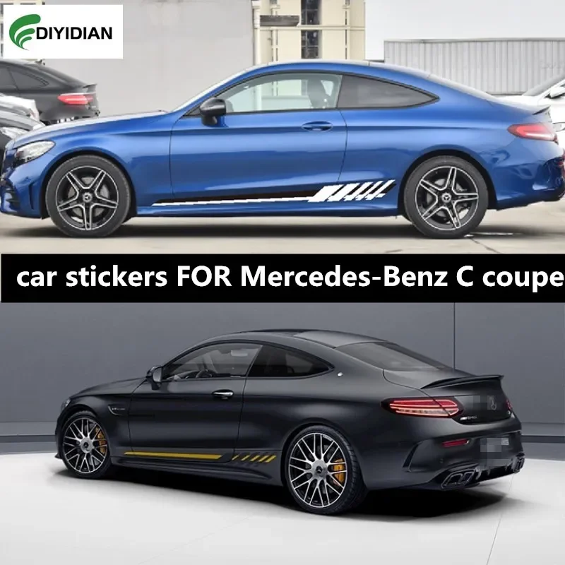 New car stickers FOR Mercedes-Benz C coupe body appearance custom modified sports racing decals film accessories
New car stickers FOR Mercedes-Benz C coupe body appearance custom modified sports racing decals film accessories