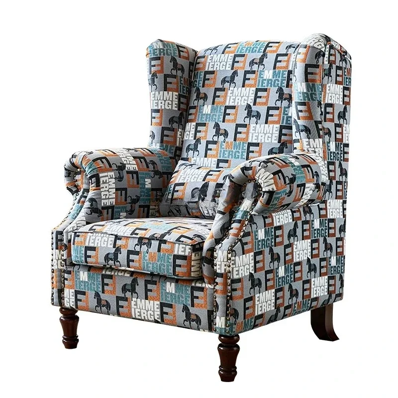 American fabric tiger chair, single sofa retro living room casual high back
American fabric tiger chair, single sofa retro living room casual high back