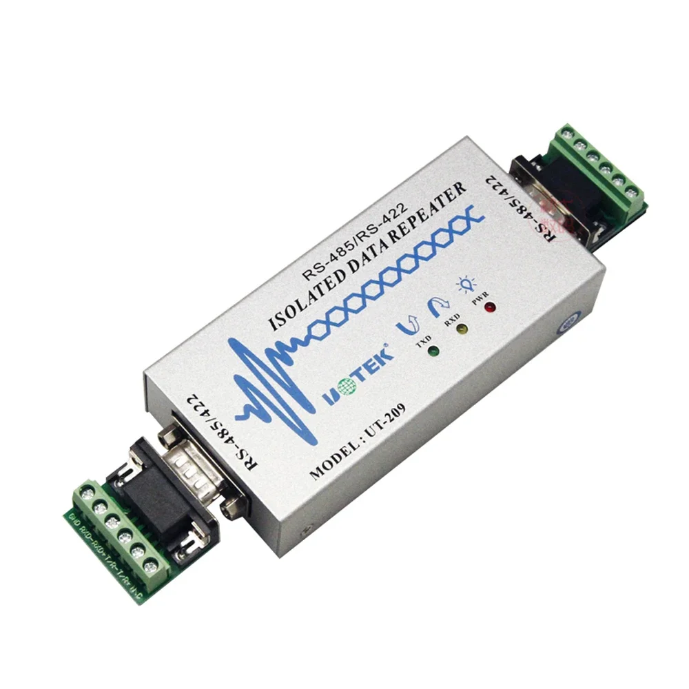 UTEK UT-209 RS485/422 repeater industrial grade photoelectric isolation signal amplifier converter
UTEK UT-209 RS485/422 repeater industrial grade photoelectric isolation signal amplifier converter
