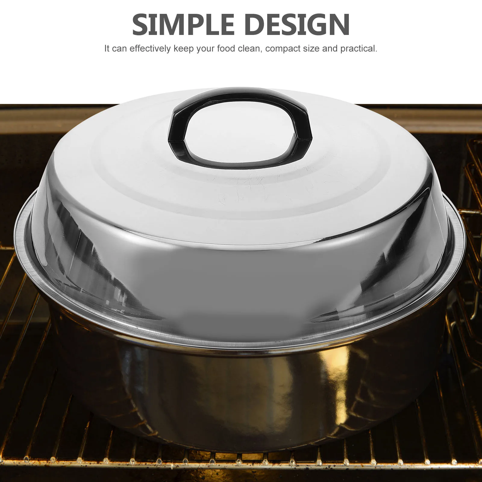 2pcs Stainless Steel Food For Griddle Basting Grilled Fish Tray Cover Kitchen Bbq Tool Round Lid Oil Proof Grilling Plate Cover
2pcs Stainless Steel Food For Griddle Basting Grilled Fish Tray Cover Kitchen Bbq Tool Round Lid Oil Proof Grilling Plate Cover
