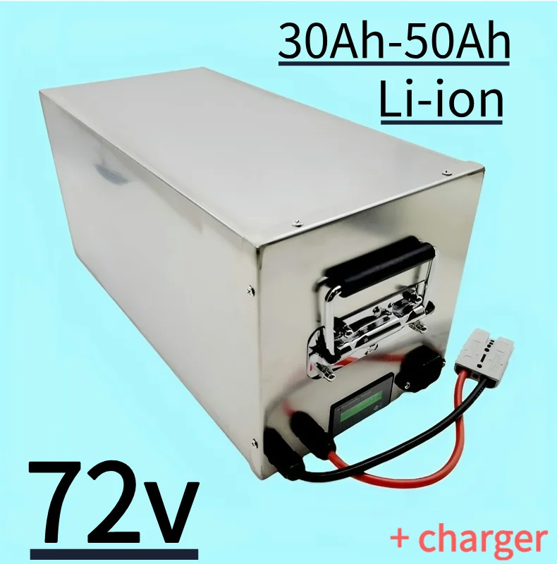 JN Escooter Battery 72V 20Ah 30ah 35ah 40ah 50ah Lithium Ion with BMS for Tricycle Motorcycle Scooter+Charger
JN Escooter Battery 72V 20Ah 30ah 35ah 40ah 50ah Lithium Ion with BMS for Tricycle Motorcycle Scooter+Charger