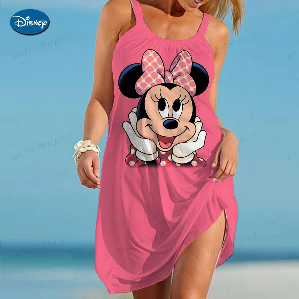 Elegant Dress For Women Sexy Leopard Minnie Mouse Women's Dress Sling Summer Woman Beach Boho Disney Loose Print Mickey Fashion
Elegant Dress For Women Sexy Leopard Minnie Mouse Women's Dress Sling Summer Woman Beach Boho Disney Loose Print Mickey Fashion