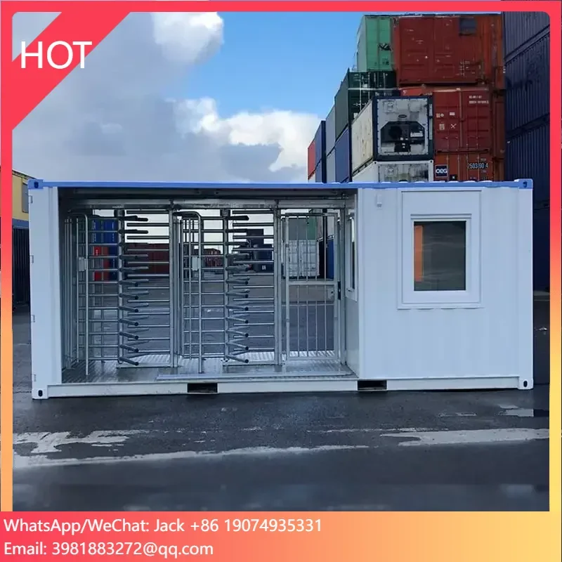 Outdoor Container Turnstile Gate For Secure Facility Access With RFID And Biometric Authentication
Outdoor Container Turnstile Gate For Secure Facility Access With RFID And Biometric Authentication