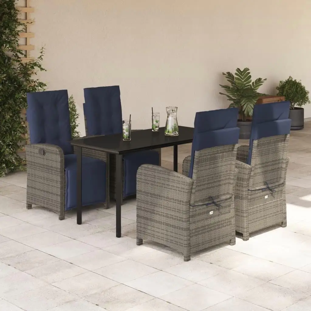 Elegant Garden Dining Set in Grey Black and Navy Blue for Outdoor Living Space Stylish Patio Furniture Set
Elegant Garden Dining Set in Grey Black and Navy Blue for Outdoor Living Space Stylish Patio Furniture Set