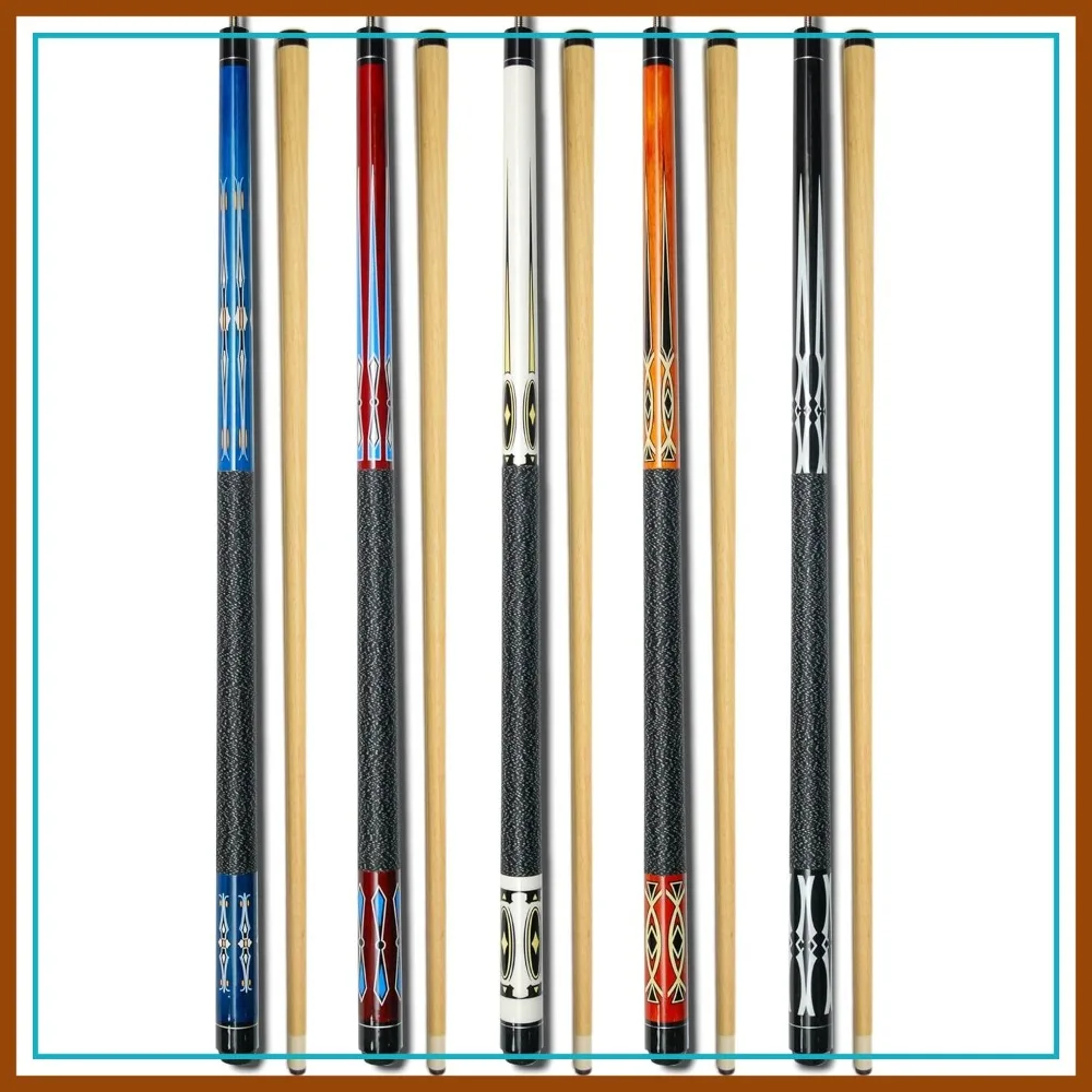 Set of 5 Pool Cues Billiard House Bar Pool Cue Sticks for Adults
Set of 5 Pool Cues Billiard House Bar Pool Cue Sticks for Adults