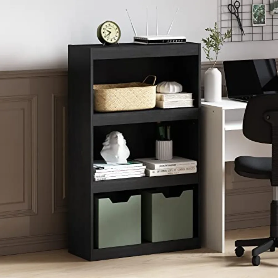 Jaya Book Shelf 3-Tier Modern Bookshelf with Adjustable Shelf Bookcase with Open Shelf 9.5 x 24.5 x 40.3 for Organization and S
Jaya Book Shelf 3-Tier Modern Bookshelf with Adjustable Shelf Bookcase with Open Shelf 9.5 x 24.5 x 40.3 for Organization and S