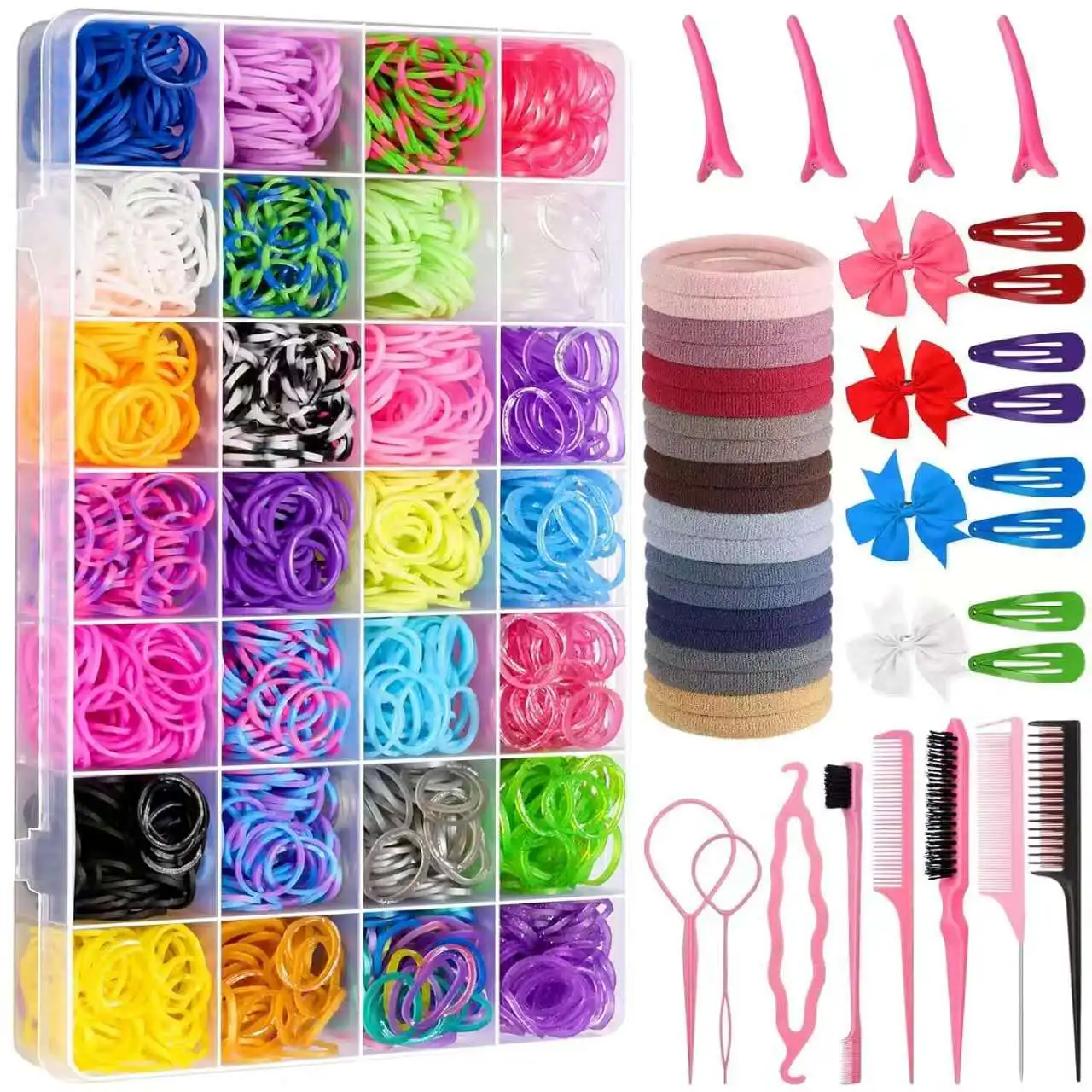 Elastic Hair Bands, Colorful Toddler Hair Accessories for women
Elastic Hair Bands, Colorful Toddler Hair Accessories for women