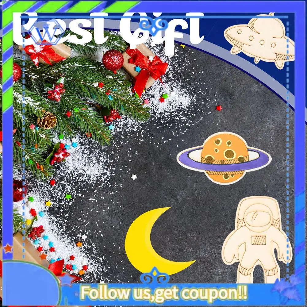 Easy To Use 108 Pieces Outer Space Crafts Unfinished Wooden Cutouts Space Themed Favor Astronaut DIY Wood Painting Art Project
Easy To Use 108 Pieces Outer Space Crafts Unfinished Wooden Cutouts Space Themed Favor Astronaut DIY Wood Painting Art Project