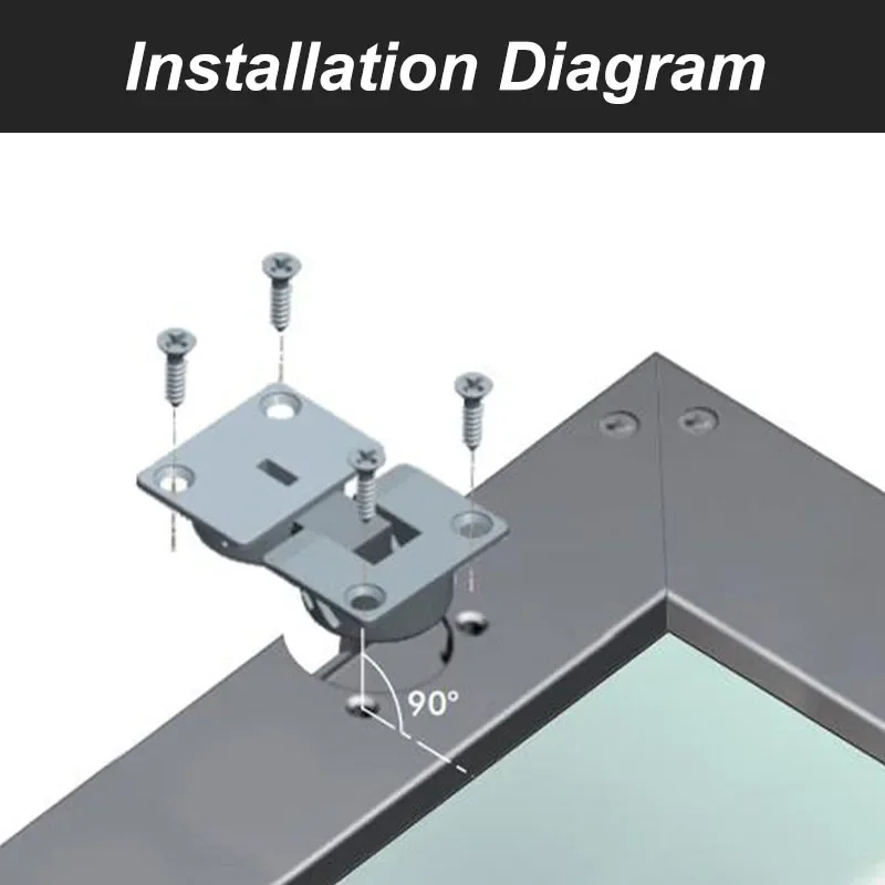 Closet Hidden Hinge Italian Style Zinc Alloy 90 Degree Down-Turn Door Concealed Hinge Flat Square Flap Hidden Hinges
Closet Hidden Hinge Italian Style Zinc Alloy 90 Degree Down-Turn Door Concealed Hinge Flat Square Flap Hidden Hinges