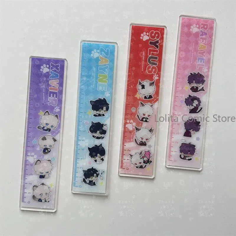 Love and Deepspace Caleb Rafayel Sylus Anime Cosplay Acrylic Straightedge Cartoon Ruler Study Stationery Birthday Xmas Gift
Love and Deepspace Caleb Rafayel Sylus Anime Cosplay Acrylic Straightedge Cartoon Ruler Study Stationery Birthday Xmas Gift