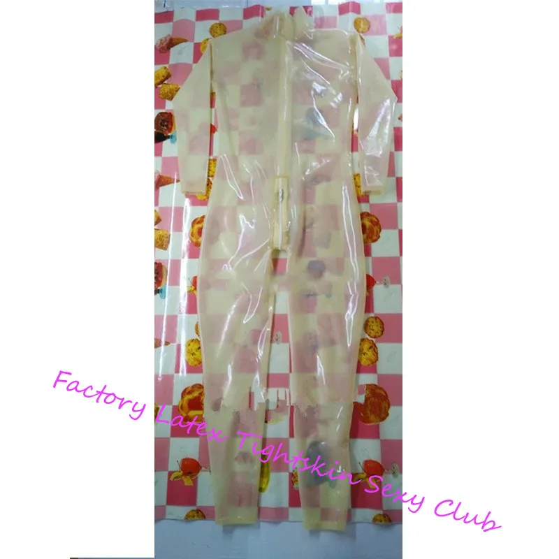 Handmade Men Transparent Latex Catsuit Rubber Bodysuit with Back Crotch Zipper Custom Made Cosplay Costumes
Handmade Men Transparent Latex Catsuit Rubber Bodysuit with Back Crotch Zipper Custom Made Cosplay Costumes