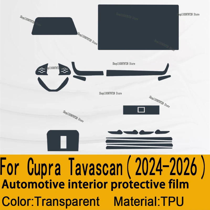 TPU Gearbox Panel Film Dashboard Protective Sticker Interior Anti-Scratch Car film protect For Cupra Tavascan 2024-2026
TPU Gearbox Panel Film Dashboard Protective Sticker Interior Anti-Scratch Car film protect For Cupra Tavascan 2024-2026