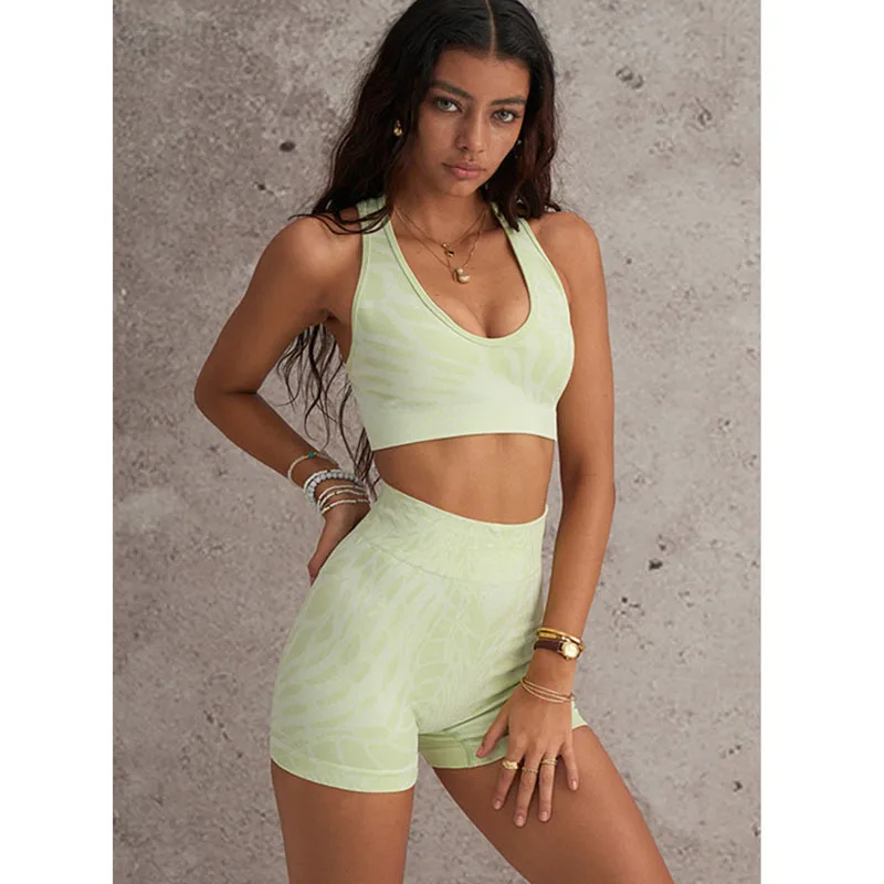 Yoga Suit For Women Sports Quick Drying Yoga Shorts And Fitness Vest Two Piece Set Women's Sportswear Clothing Tracksuits
Yoga Suit For Women Sports Quick Drying Yoga Shorts And Fitness Vest Two Piece Set Women's Sportswear Clothing Tracksuits