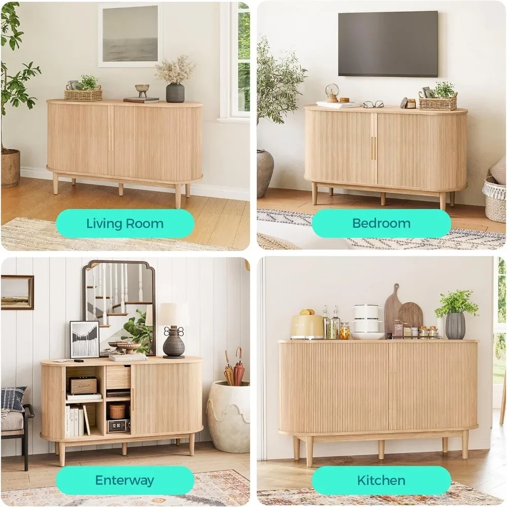 Side Panel Buffet Cabinet with Storage Room, 55 Slot Coffee Bar Cabinet, Sliding Door with Hand Drum and Drawers
Side Panel Buffet Cabinet with Storage Room, 55 Slot Coffee Bar Cabinet, Sliding Door with Hand Drum and Drawers