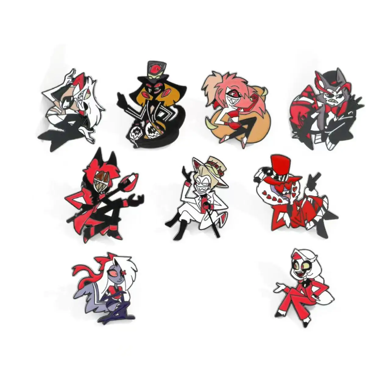 1 Set Hazbin Hotel Enamel Pin Lapel Pins for Backpacks Brooches Iron Badges Fashion Brooch for Clothes Jewelry Gifts Friends
1 Set Hazbin Hotel Enamel Pin Lapel Pins for Backpacks Brooches Iron Badges Fashion Brooch for Clothes Jewelry Gifts Friends