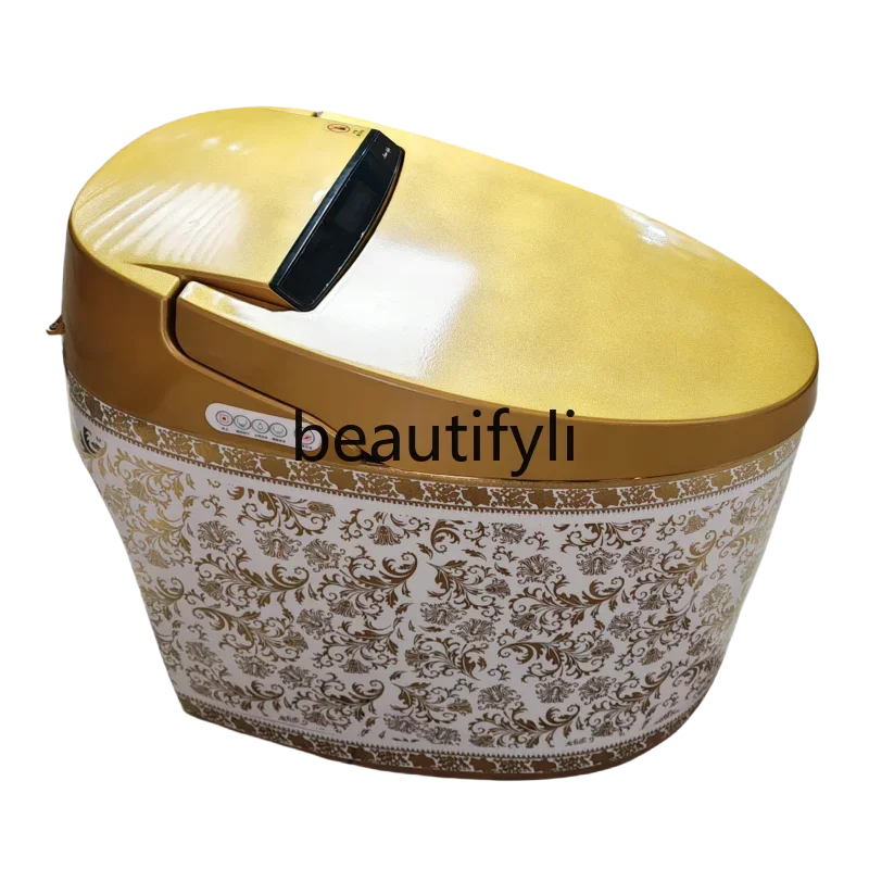 Integrated golden smart toilet, fully automatic electric toilet without water pressure limit
Integrated golden smart toilet, fully automatic electric toilet without water pressure limit