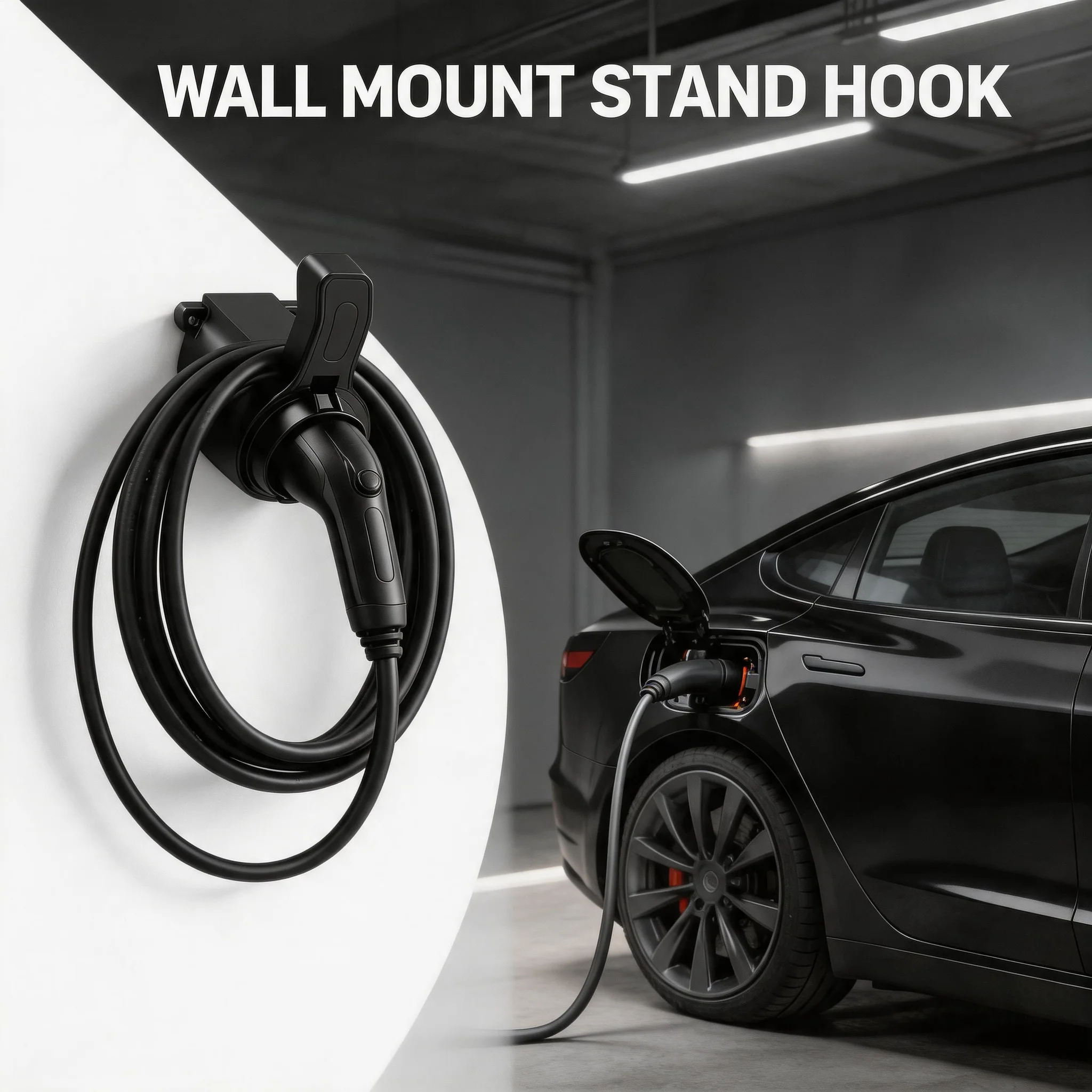 for Tesla Charger Holder, Tesla Cable Organizer, Wall Mount Ev Cable Holder Compatible with Tesla Model 3 /Y/X/S Chargers
for Tesla Charger Holder, Tesla Cable Organizer, Wall Mount Ev Cable Holder Compatible with Tesla Model 3 /Y/X/S Chargers