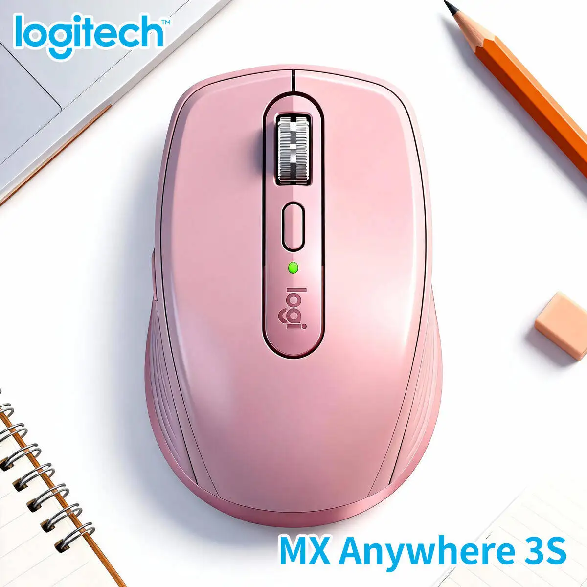 Logitech Master Series MX Anywhere 3S Bluetooth Беспроводная бесшумная мышь Мягкий звук Офисный женский планшет
Logitech Master Series MX Anywhere 3S Bluetooth Беспроводная бесшумная мышь Мягкий звук Офисный женский планшет