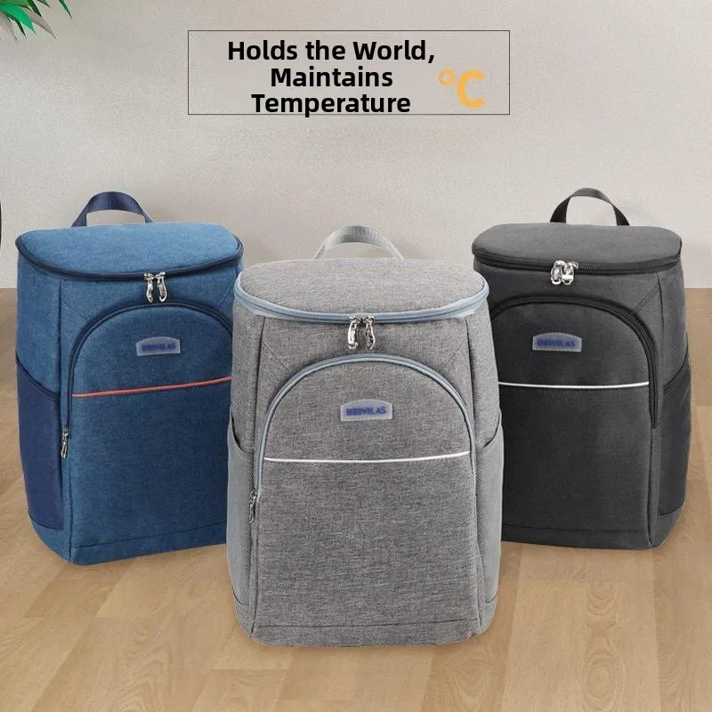 Outdoor Large Capacity Double Shoulder Backpack Aluminum Foil Thickened Insulated Cool And Warm Ice Bag Picnic Thermal Bag
Outdoor Large Capacity Double Shoulder Backpack Aluminum Foil Thickened Insulated Cool And Warm Ice Bag Picnic Thermal Bag