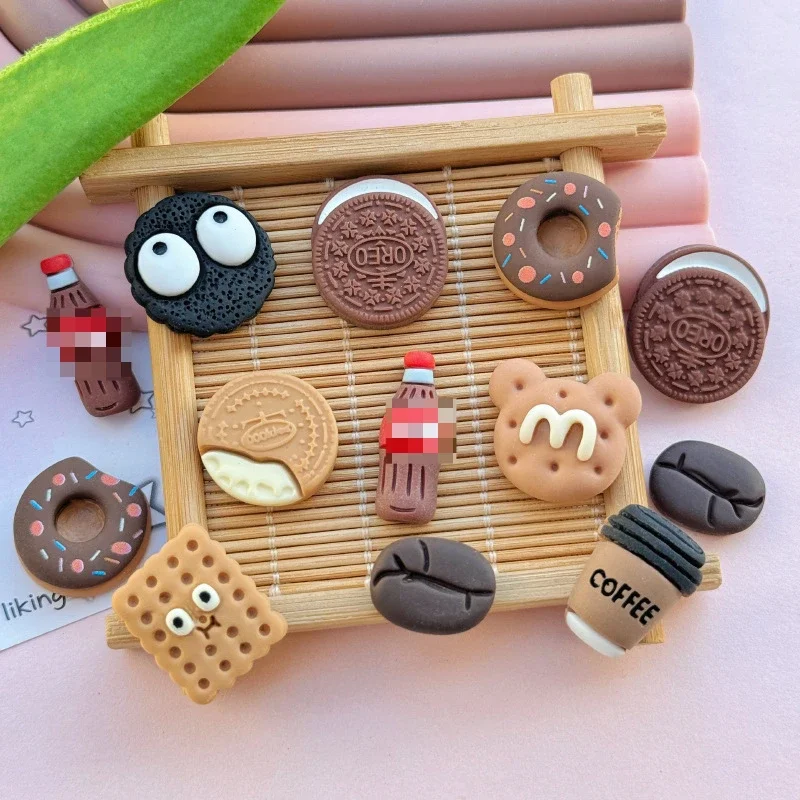 5pcs Cute Coffee Biscuits Series Cartoon Resin Flatback Charms for Diy Resin Crafts Materials Scrapbooking Embellisdment
5pcs Cute Coffee Biscuits Series Cartoon Resin Flatback Charms for Diy Resin Crafts Materials Scrapbooking Embellisdment