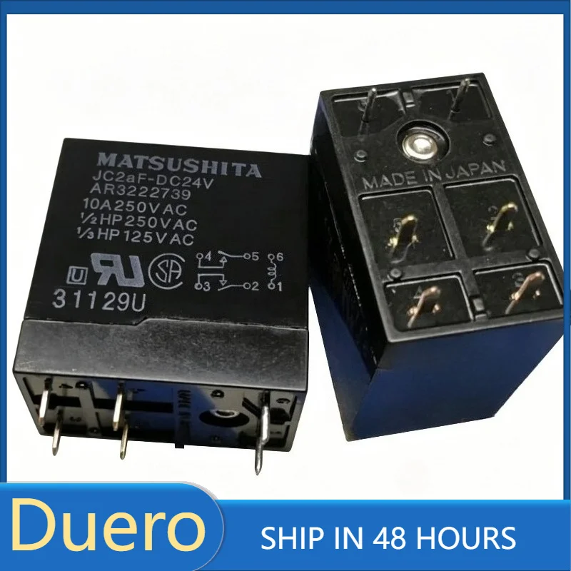 (Brand New Original)1pcs/lot 100% original genuine relay:JC2aF-DC24v AR3222739 10A 6pins
(Brand New Original)1pcs/lot 100% original genuine relay:JC2aF-DC24v AR3222739 10A 6pins