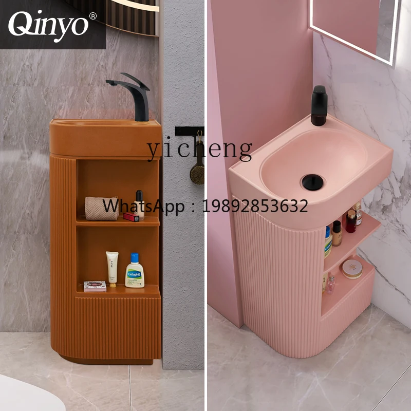 TP column basin integrated floor-to-ceiling wash basin balcony triangle art vertical wash basin
TP column basin integrated floor-to-ceiling wash basin balcony triangle art vertical wash basin