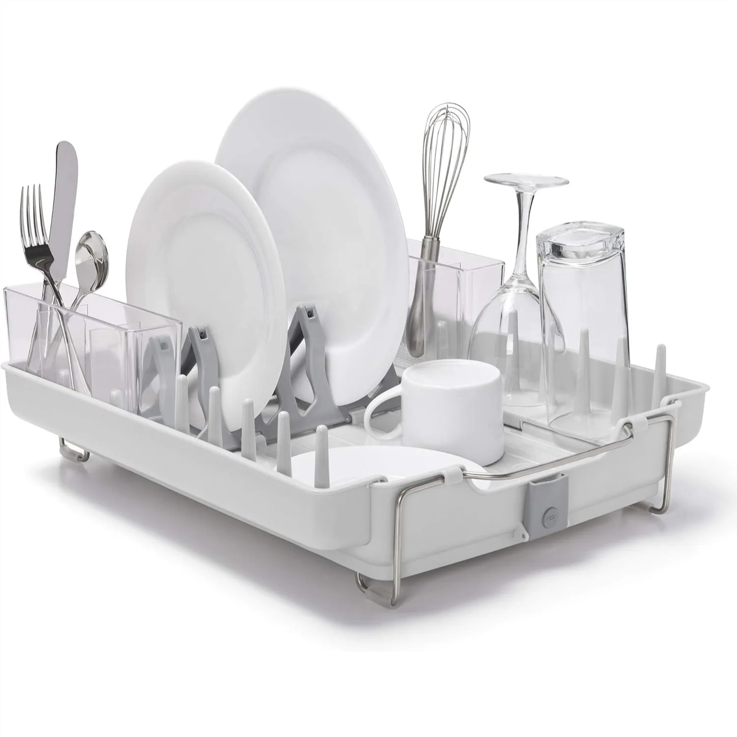 Foldaway Dish Rack with Folding Plate Rack and Utensil Holders, BPA-Free Plastic and Stainless Steel, Space-Saving Design for
Foldaway Dish Rack with Folding Plate Rack and Utensil Holders, BPA-Free Plastic and Stainless Steel, Space-Saving Design for