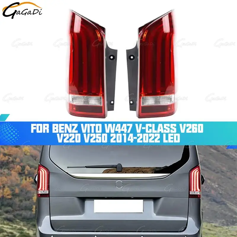 Задние фонари GaGaDi для Benz Vito W447 V-class V260 V220 V250 2014-2022 Задние фонари Светодиодные задние фонари Полноценные светодиодные стоп-сигналы
Задние фонари GaGaDi для Benz Vito W447 V-class V260 V220 V250 2014-2022 Задние фонари Светодиодные задние фонари Полноценные светодиодные стоп-сигналы
