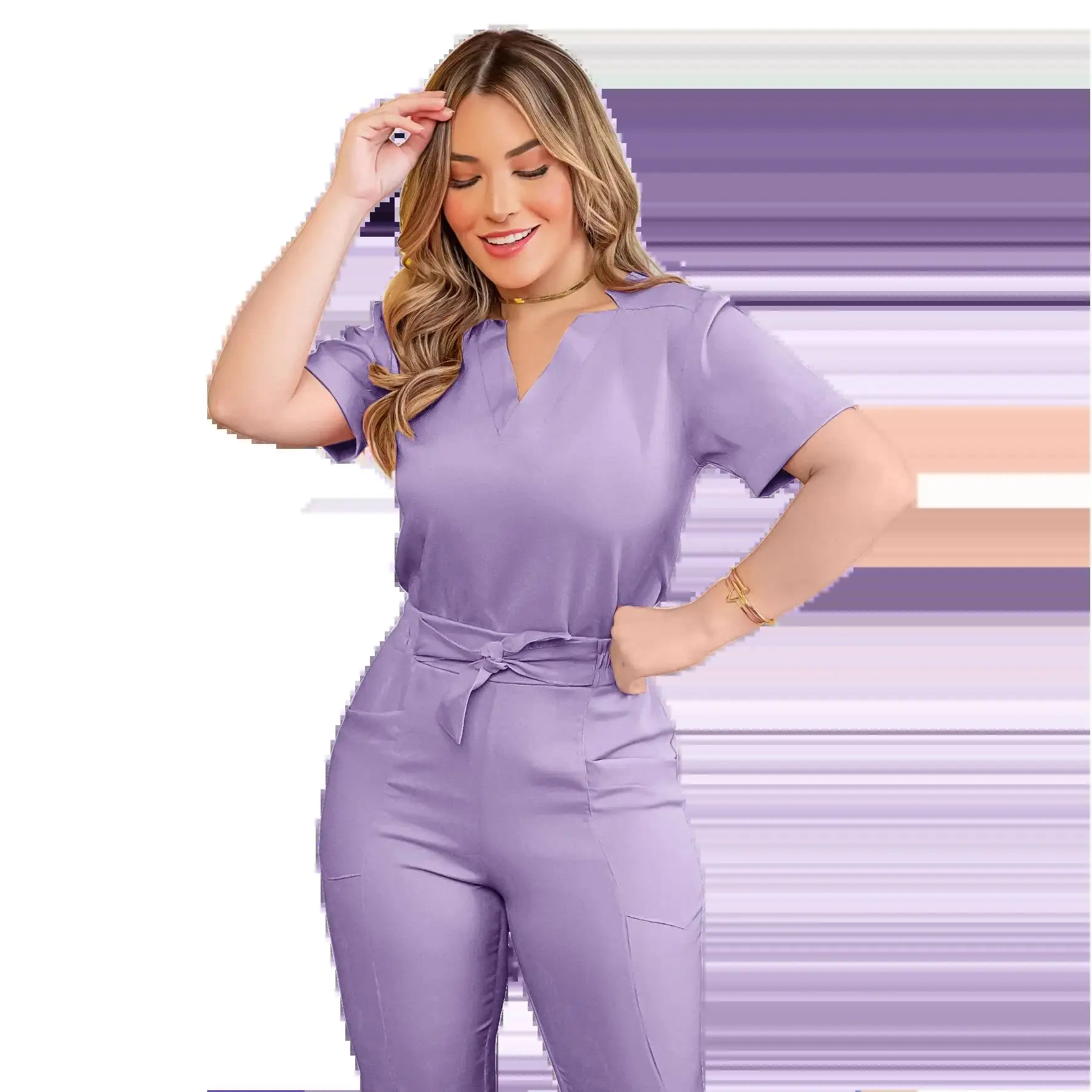 Top Sell Breathable Hospital Uniform Casual Medical Scrubs For Women Short Sleeve Nursing Scrub Uniforms Sets Salon Spa Workwear 
Top Sell Breathable Hospital Uniform Casual Medical Scrubs For Women Short Sleeve Nursing Scrub Uniforms Sets Salon Spa Workwear