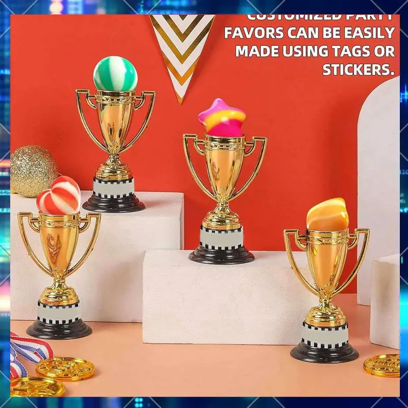 40 Pcs Mini Trophies And 40 Pcs Medals Awards , Winner Medals For Kids And Adults - Perfect For Party Favors-AA02
40 Pcs Mini Trophies And 40 Pcs Medals Awards , Winner Medals For Kids And Adults - Perfect For Party Favors-AA02