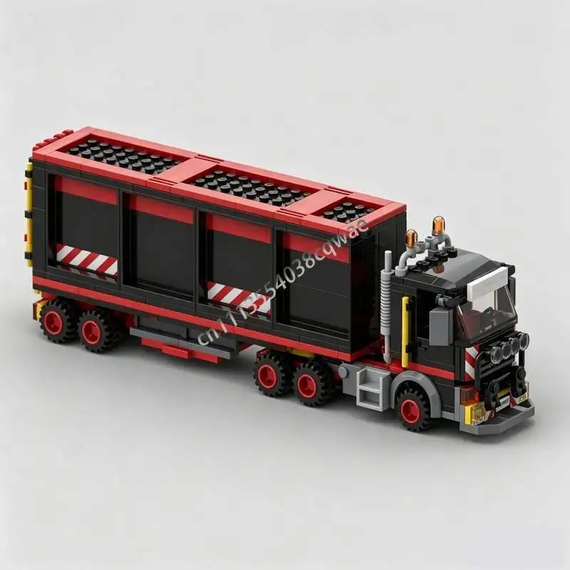 274PCS Transport Semi Truck MOC Creative Vehicle Building Blocks Custom Puzzle Logistics Model DIY Assembly Toy Collection Gift
274PCS Transport Semi Truck MOC Creative Vehicle Building Blocks Custom Puzzle Logistics Model DIY Assembly Toy Collection Gift