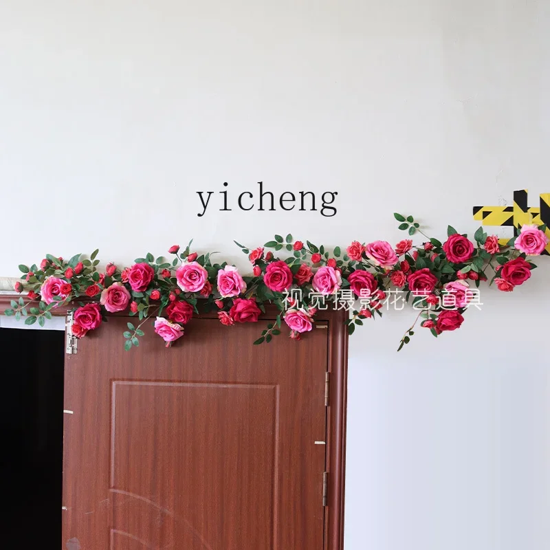 r5.20 simulation high-grade rose vine fake flower rattan wall arch hanging winding blocking decoration
r5.20 simulation high-grade rose vine fake flower rattan wall arch hanging winding blocking decoration