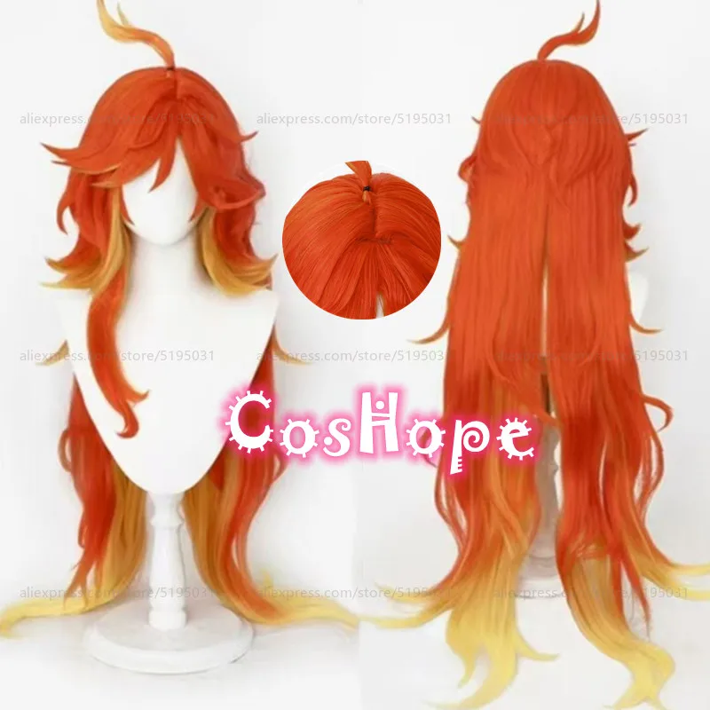 Mavuika Cosplay Wig 100cm Long Curly Wave Wig Orange Yellow Gradient Wig Cosplay Anime Cosplay Heat Resistant Synthetic Wigs
Mavuika Cosplay Wig 100cm Long Curly Wave Wig Orange Yellow Gradient Wig Cosplay Anime Cosplay Heat Resistant Synthetic Wigs