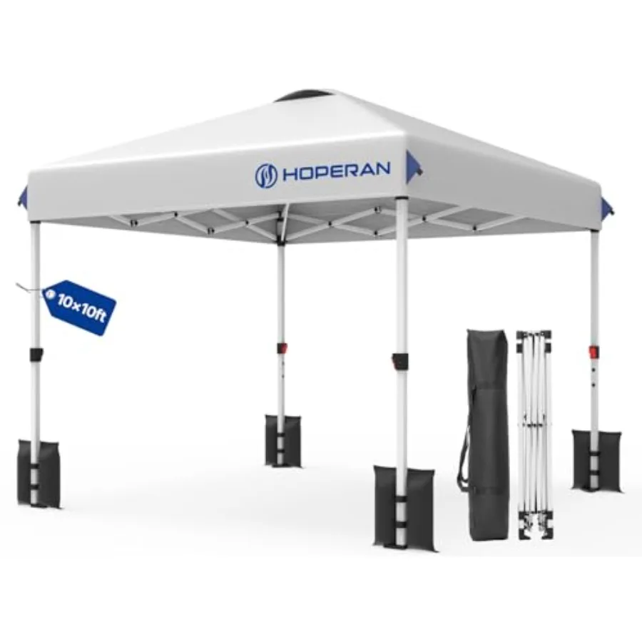 Outdoor pop-up canopy tent for vendor events, camping, beach shade; heavy-duty waterproof polyester, black; 1-button easy setup
Outdoor pop-up canopy tent for vendor events, camping, beach shade; heavy-duty waterproof polyester, black; 1-button easy setup